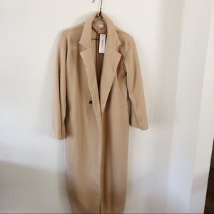 NWT Long Tan Jacket